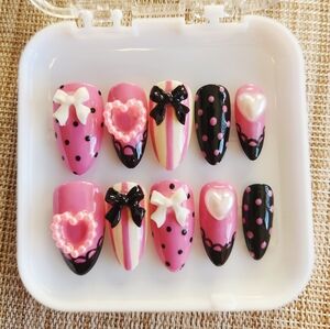 Milkshake Press On Nails
